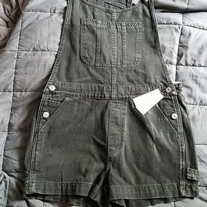 Denim shortalls
